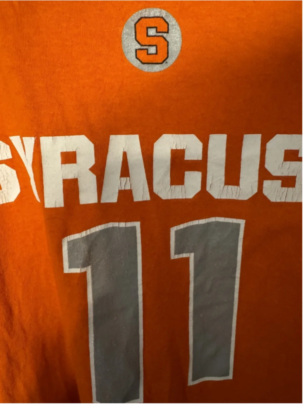 Syracuse Orangemen Short Sleeve T-Shirt Men's XXL (?) Orange - Picture 6 of 17